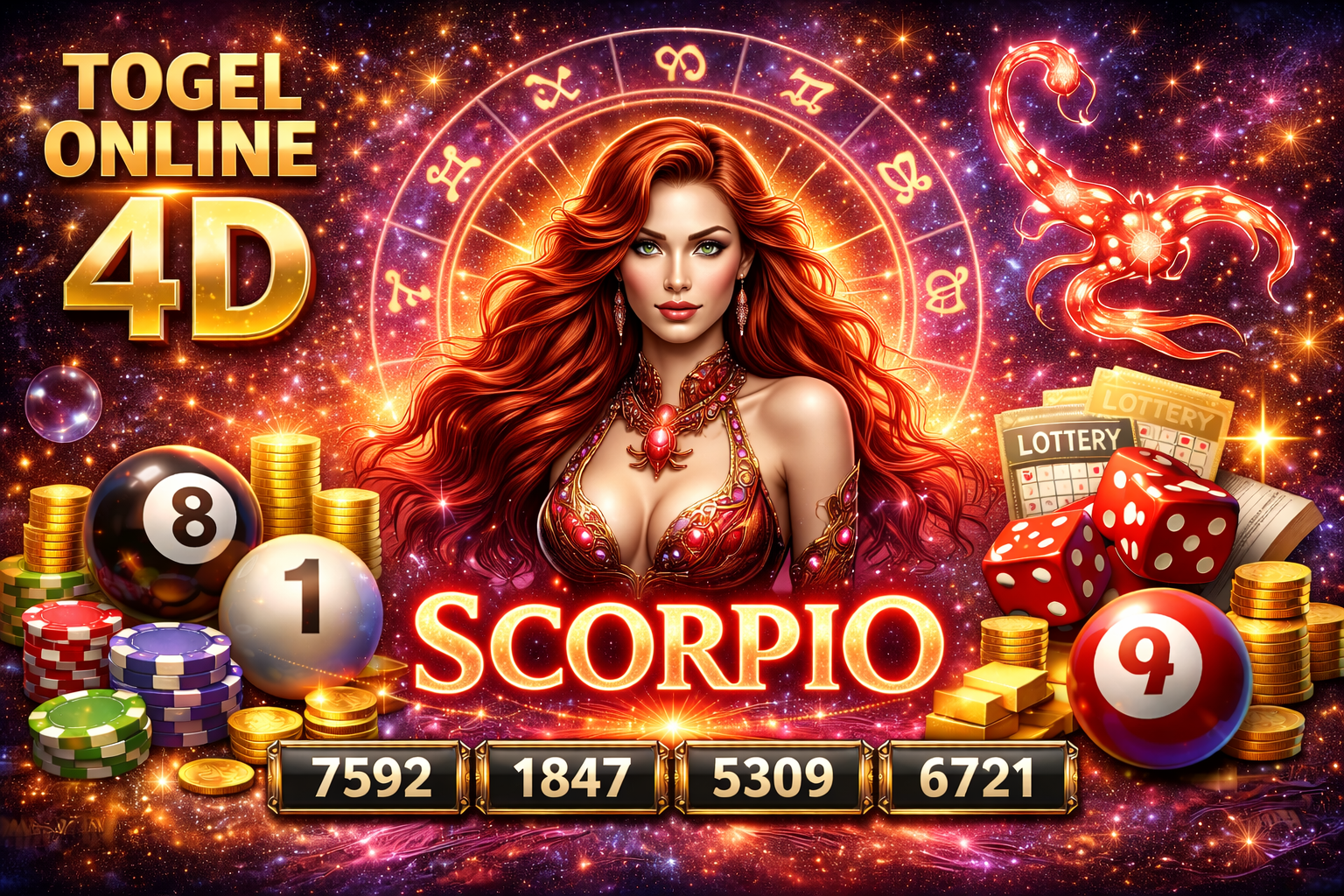 Prediksi Togel 4D Scorpio: Angka Jitu Hari Ini