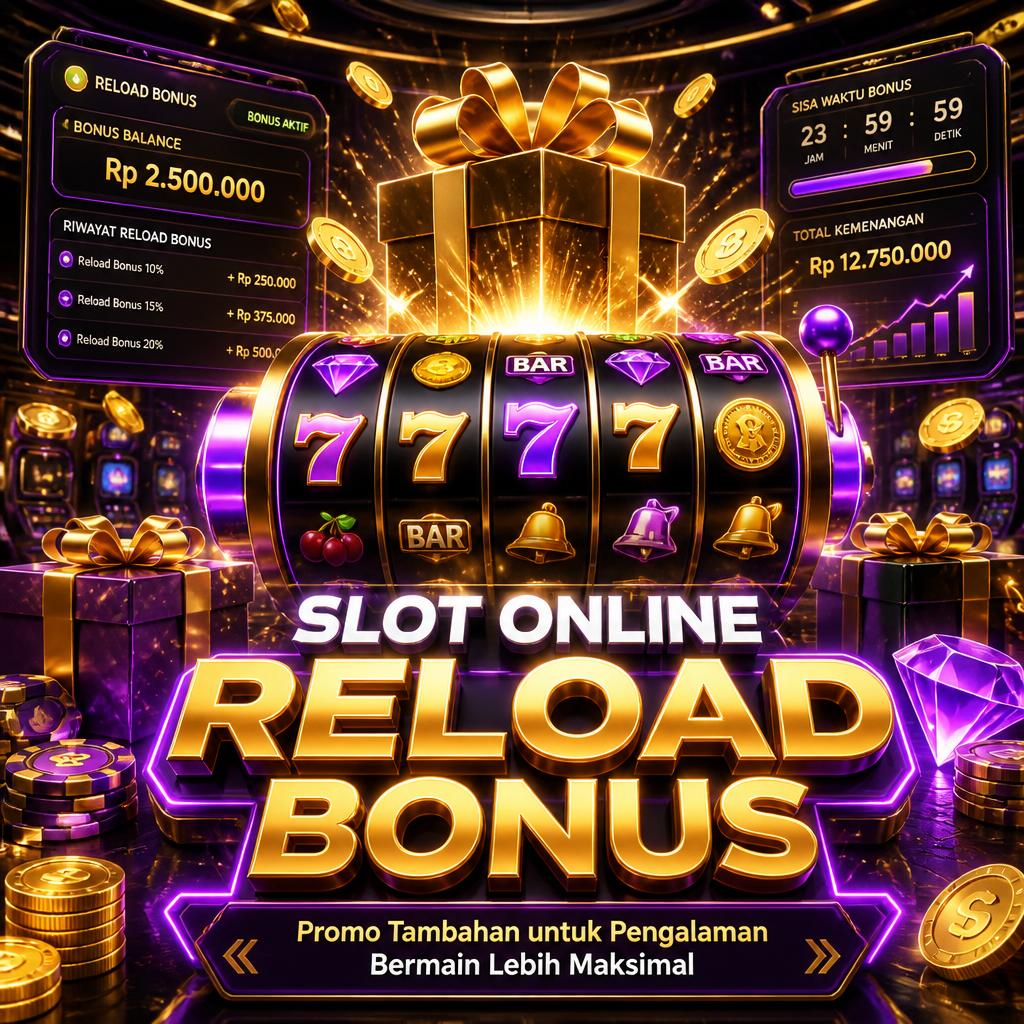Slot Online Reload Bonus: Panduan Lengkap Mendapatkan Promo Tambahan yang Lebih Menguntungkan