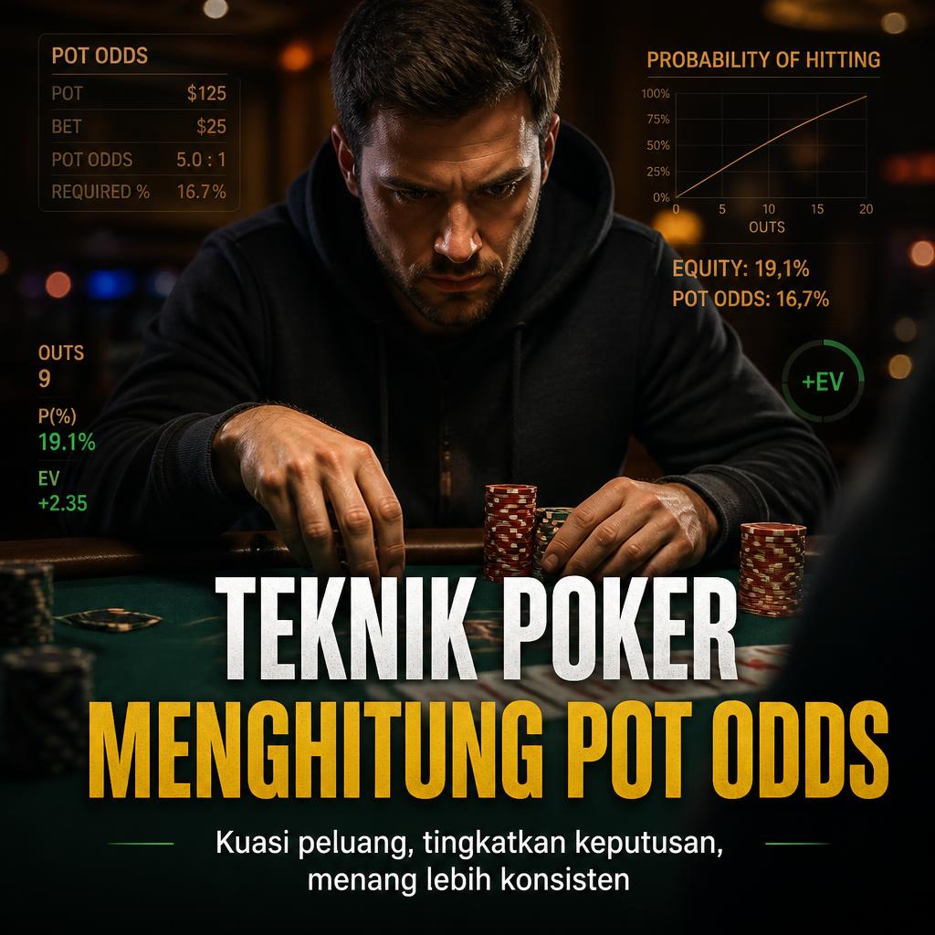 Teknik Poker Menghitung Pot Odds: Cara Cerdas Membaca Peluang