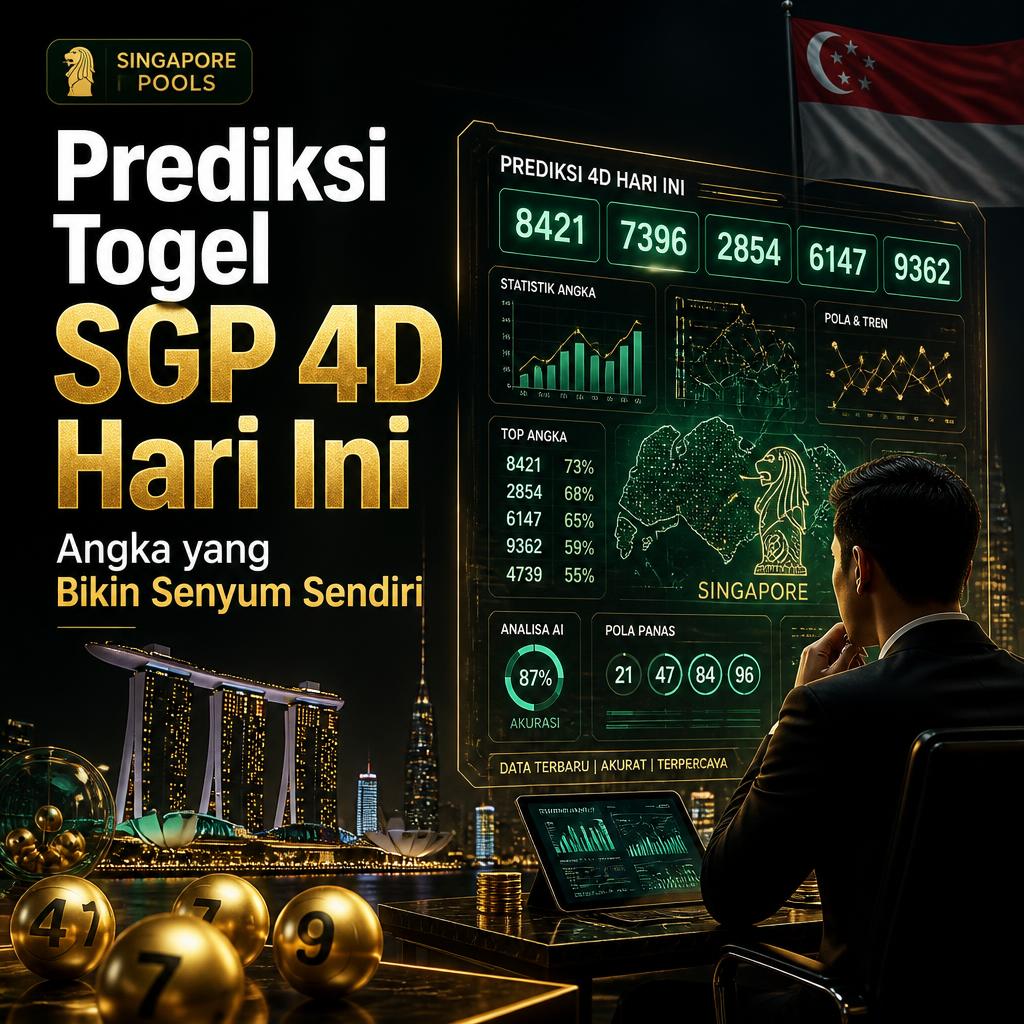 Prediksi Togel SGP 4D Hari Ini, Angka yang Bikin Senyum Sendiri